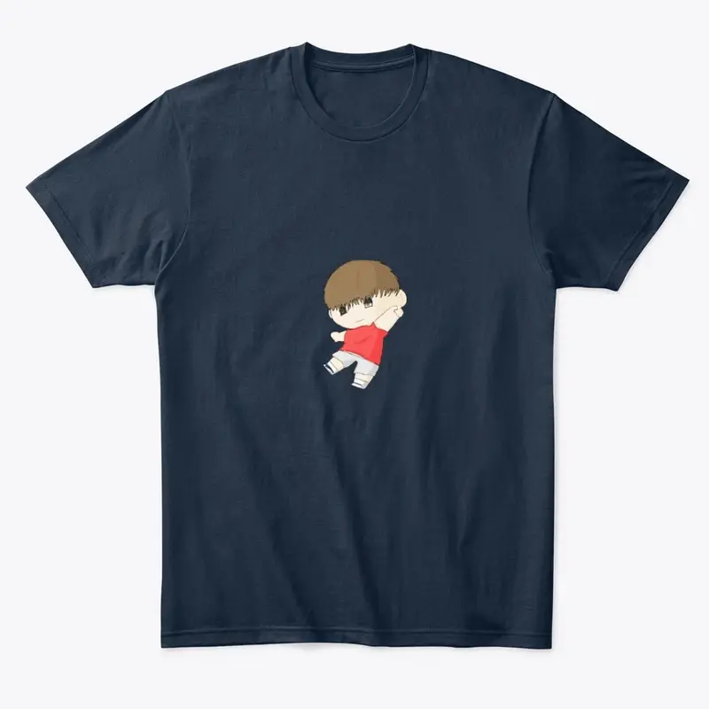 New cute boy character t-shirt's design