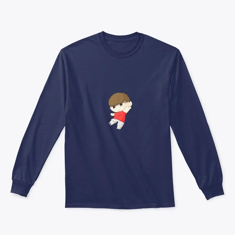 New cute boy character t-shirt's design