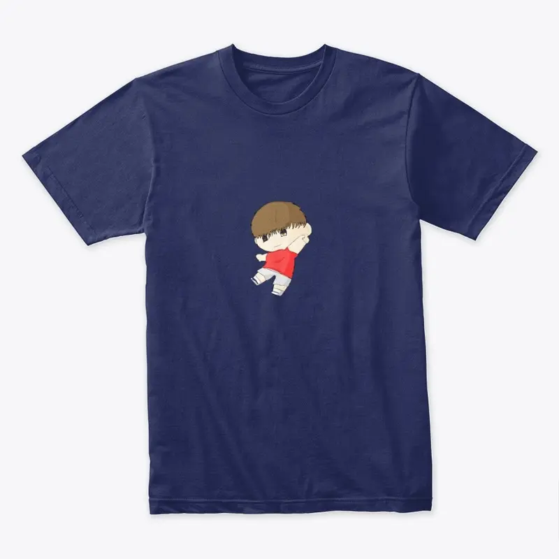 New cute boy character t-shirt's design