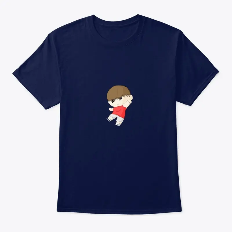 New cute boy character t-shirt's design